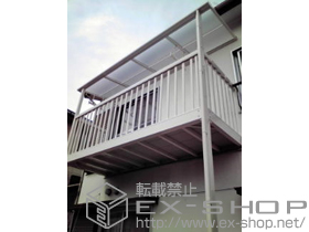 のバルコニー アクトステージA型 太格子 単体 柱建て式 施工例