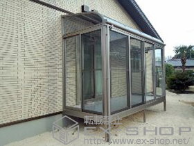 のテラス囲い・サンルーム ほせるんですII R型 床納まり ランマ無し 積雪〜20cm対応 施工例