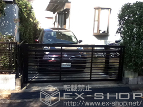 のカーゲート オーバードアS1型 手動式 施工例