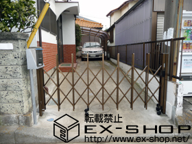 のカーゲート トリップゲート PA型 ノンレール 片開き　24S 施工例