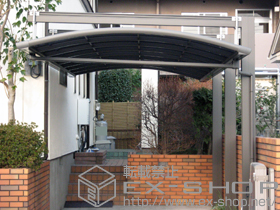 の マルチスクエア アール屋根 片支持タイプ 積雪〜20cm対応 施工例