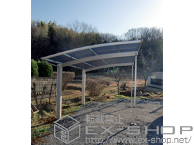 のカーポート プレシオスポート 積雪〜20cm対応＋着脱式補助柱 2本入 施工例