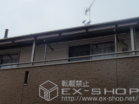 のバルコニー・ベランダ屋根 ライザーテラスII F型 屋根タイプ 連棟 積雪〜20cm対応 施工例