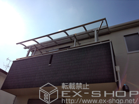 のバルコニー・ベランダ屋根 ヴェクターテラス R型 屋根タイプ 単体 積雪〜20cm対応 施工例