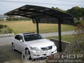 のカーポート テールポートシグマIII 積雪〜30cm対応+屋根材ホルダー 施工例