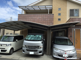 のカーポート カーブポートシグマIII Y合掌 積雪〜30cm対応 施工例