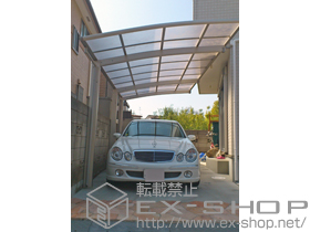 のカーポート レイナポート 延長 積雪〜20cm対応＋着脱式サポート　標準・ハイルーフ兼用 施工例