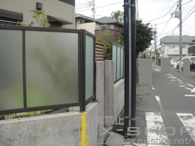 のフェンス・柵 シャレオRP型フェンス 間仕切りタイプ 施工例