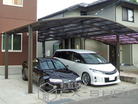 のカーポート カーブポートシグマIII 積雪〜30cm対応 施工例