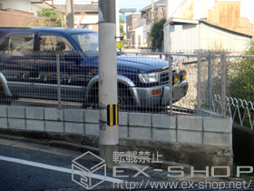 のフェンス・柵 メッシュフェンス G10-R 施工例