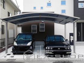 のカーポート レイナツインポート 積雪〜20cm対応 施工例