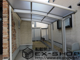 のサイクルポート・駐輪場 レイナポート ミニ 単体 積雪〜20cm対応 施工例