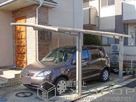 のカーポート カーブポートシグマIII 積雪〜30cm対応 施工例