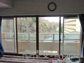 の二重窓（内窓） 【特注】インプラス（ダストバリア）引違い窓PG4枚建 施工例