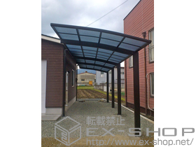 のカーポート レイナポート 縦連棟 積雪〜20cm対応 施工例