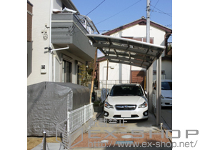 のカーポート カーブポートシグマIII 延長 積雪〜20cm対応 施工例