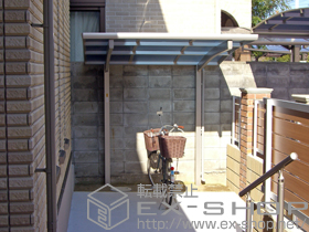 のサイクルポート・駐輪場 レイナポート ミニ 基本セット 積雪〜20cm対応 施工例