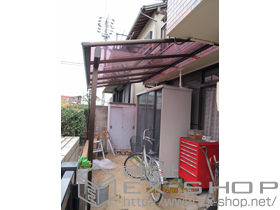 のテラス屋根 ヴェクターテラス F型 テラスタイプ 単体 積雪〜20cm対応 施工例