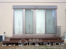 YKKAP�̃E�b�h�f�b�L ���E�b�h�f�b�L200�{�i���Z�b�g ���ʁE�O�ύ����� 1�i�{�V���v�����_���f�b�L�t�F���X7�^ ���ډB�����i�q �{�H��