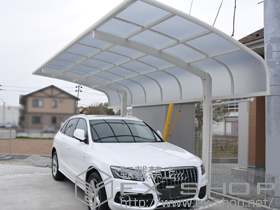 のカーポート レイナキャップポート 積雪〜20cm対応 施工例
