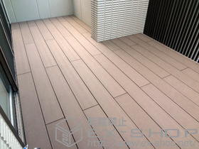 のウッドデッキ バルコニー用リウッドデッキ200 施工例