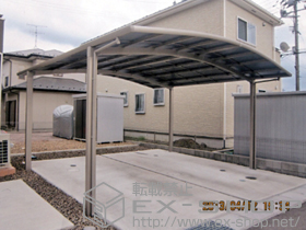 のカーポート カーブポートシグマIII ワイド 積雪〜30cm対応 施工例