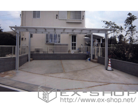 のカーポート エフルージュ ツイン 積雪〜20cm対応 施工例