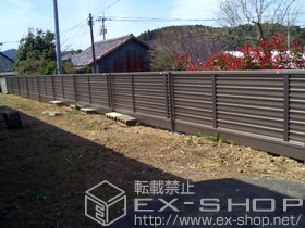 のフェンス・柵 プリレオR9型フェンス 施工例