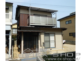 のバルコニー アクトステージB型 パンチング 単体 屋根置き式 施工例