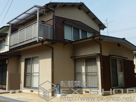 のバルコニー・ベランダ屋根 ナーラ屋根 アクトステージ接続タイプ 施工例