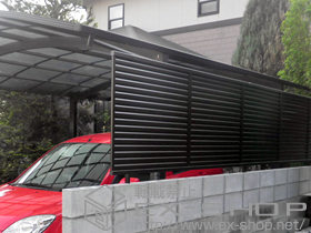 のフェンス・柵 プリレオR9型フェンス フリーポールタイプ 施工例