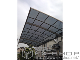 のカーポート カーブポートシグマIII 延長 積雪〜20cm対応＋着脱式サポート 施工例