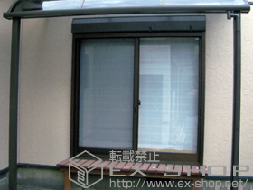 のテラス屋根 ライザーテラスII R型 テラスタイプ 単体 積雪〜20cm対応 施工例