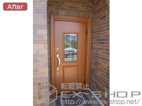 の玄関ドア ラフォースR2玄関ドア 56型片開きドア 標準仕様 断熱K4仕様 施工例