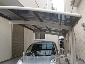 のカーポート カーブポートシグマIII 積雪〜30cm対応 施工例