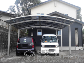 のカーポート レイナツインポート 積雪〜20cm対応 施工例