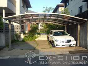 のカーポート カーブポートシグマIII ワイド 積雪〜30cm対応 施工例