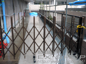 のカーゲート トリップゲートPB型 ノンレール 片開き30S 施工例