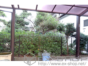 のフェンス・柵 イーネットフェンス1F型 フリーポールタイプ 施工例