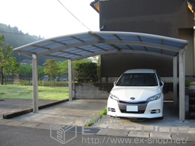 のカーポート レイナポートグラン M合掌 積雪〜20cm対応 施工例
