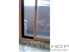 の二重窓（内窓） インプラス ダストバリア仕様 引違い窓 2枚建＋ふかし枠（20mm）4方カーテンレール仕様 施工例