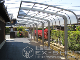 のカーポート テールポートシグマIII 縦連棟 積雪〜30cm対応 施工例