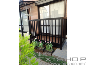 のバルコニー アクトステージA型 太格子 単体 柱建て式 施工例