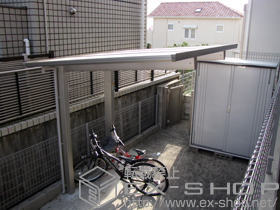 のサイクルポート・駐輪場 エフルージュ ミニ 積雪〜20?対応 施工例