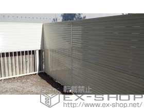 のフェンス・柵 レスティナフェンス5型 多段柱仕様 施工例