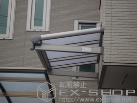 のバルコニー・ベランダ屋根 パワーアルファ F型 ルーフタイプ 単体 積雪〜30cm対応 施工例