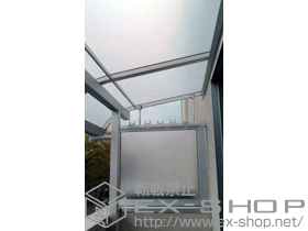 のバルコニー・ベランダ屋根 ライザーテラスII R型 屋根タイプ 単体 積雪〜20cm対応 施工例