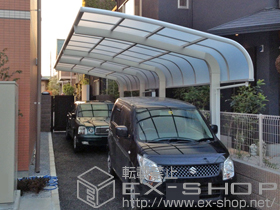 のカーポート テールポートシグマIII 縦連棟 積雪〜30cm対応 施工例