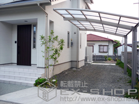 のカーポート カーブポートシグマIII 積雪〜20cm対応 施工例