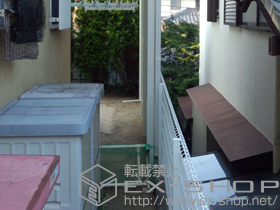 のフェンス・柵 ハイグリッドフェンスUF8型 フリーポールタイプ 施工例